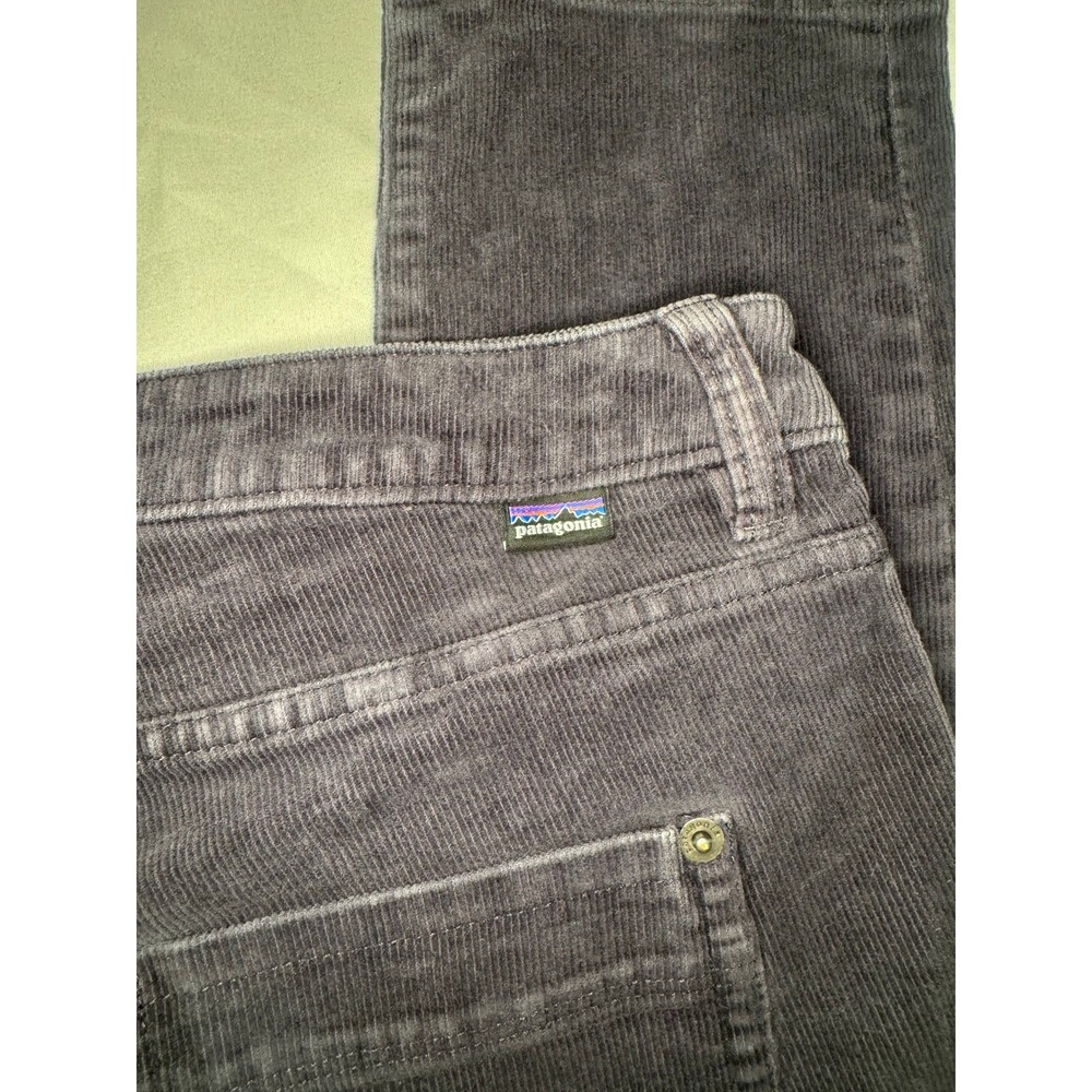 Patagonia Corduroy Pants Womens 30 Grey Slim Fit Organic Cotton Gorpcore - Picture 3 of 6